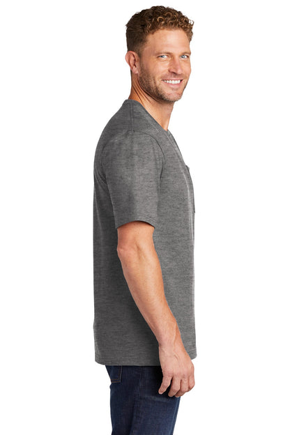Hthrd Charcoal CornerStone Workwear Pocket Tee CS430