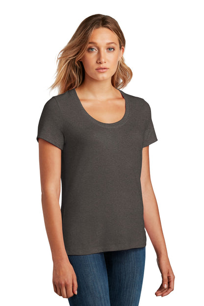 Hthrd Charcoal District Women's Flex Scoop Neck Tee DT7501
