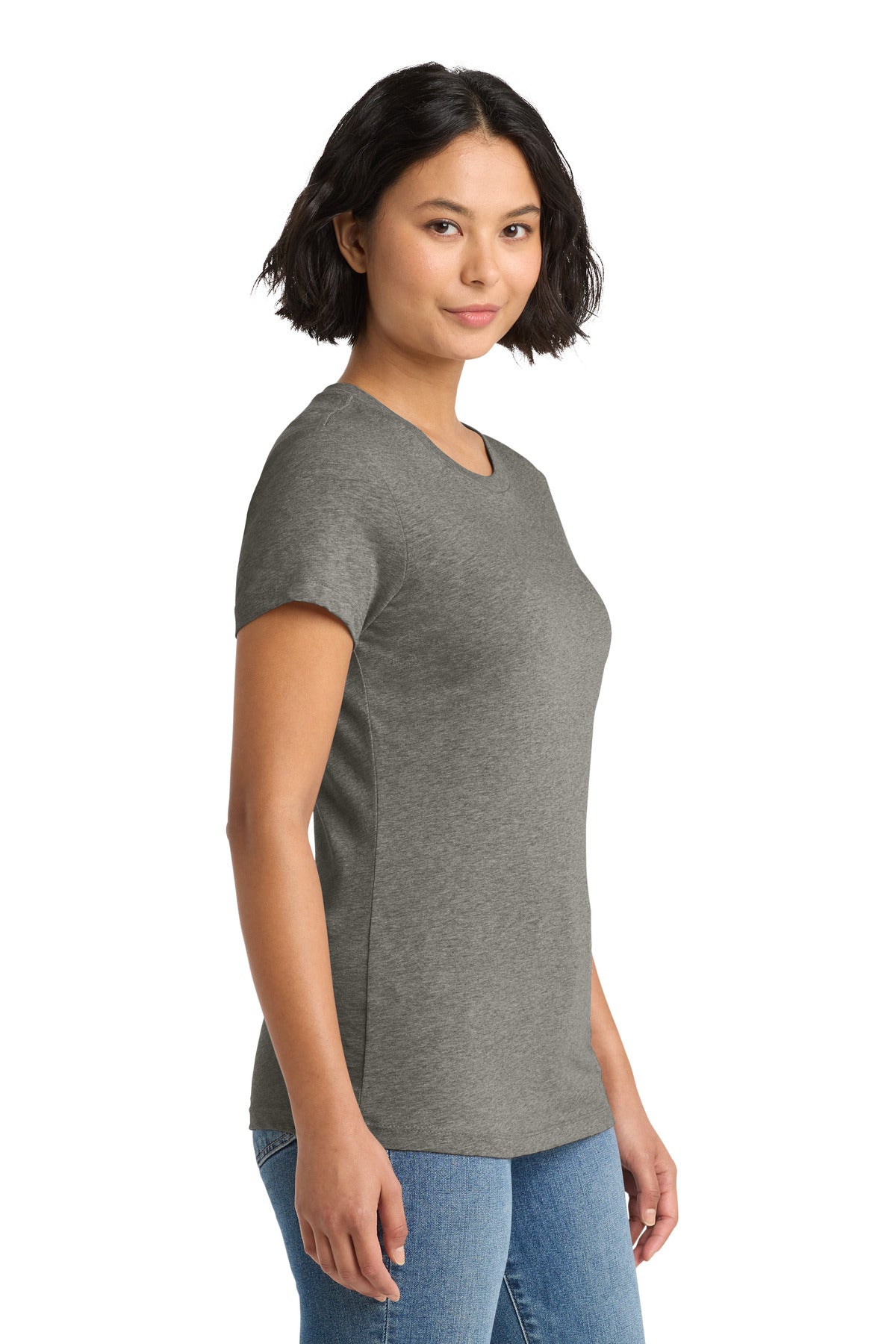 Hthrd Charcoal District Women's Perfect Weight Tee. DM104L