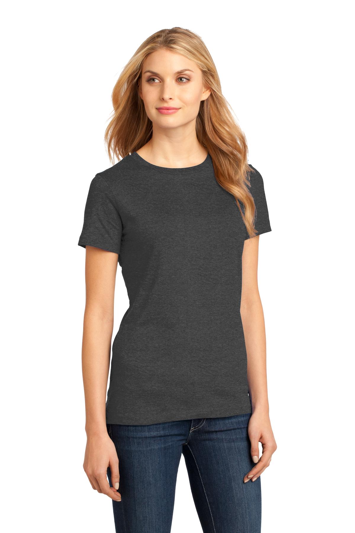 Hthrd Charcoal District Women's Perfect Weight Tee. DM104L
