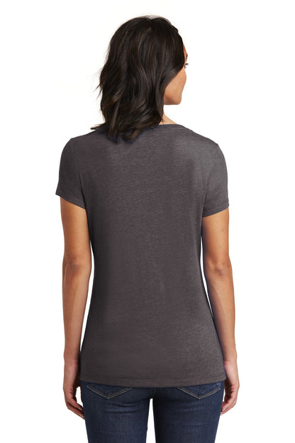 Hthrd Charcoal District Women's Very Important Tee V-Neck. DT6503