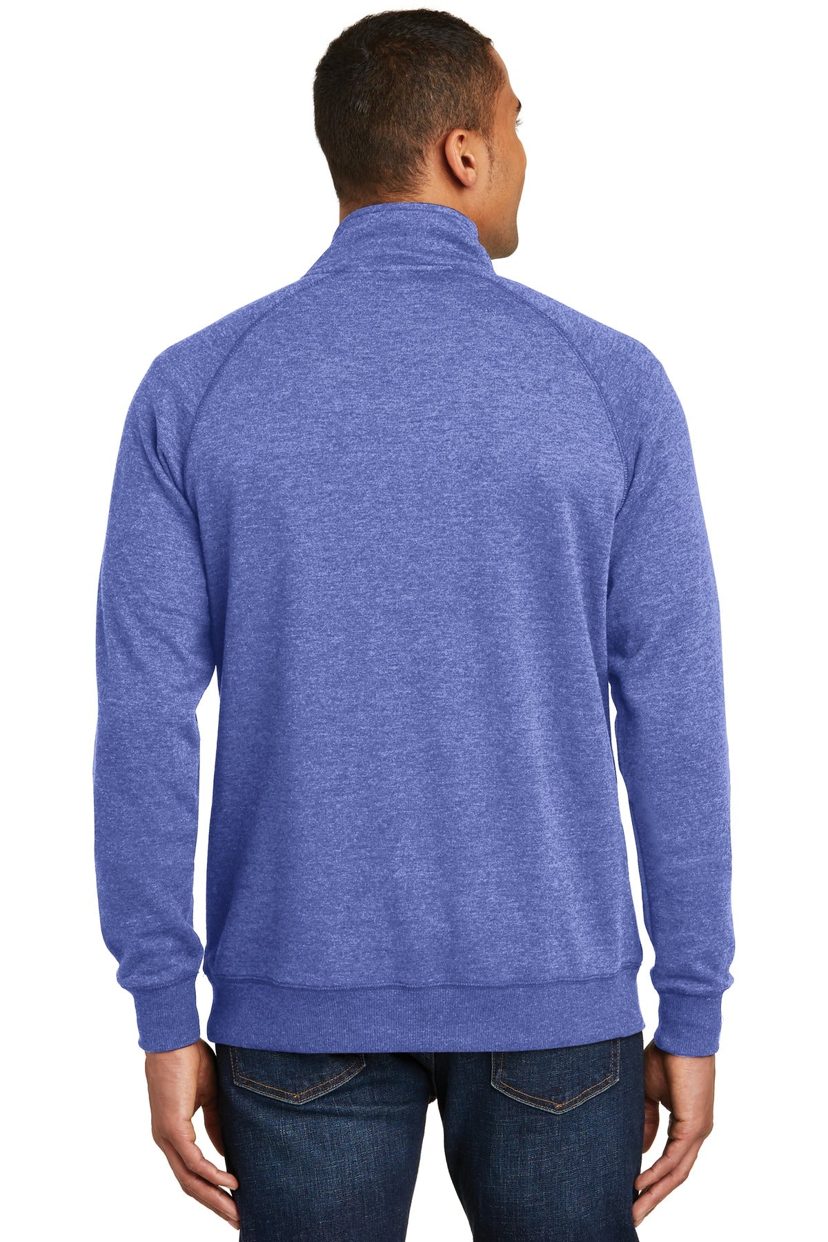 Hthrd Deep Roy District Lightweight Fleece 1/4-Zip. DM392