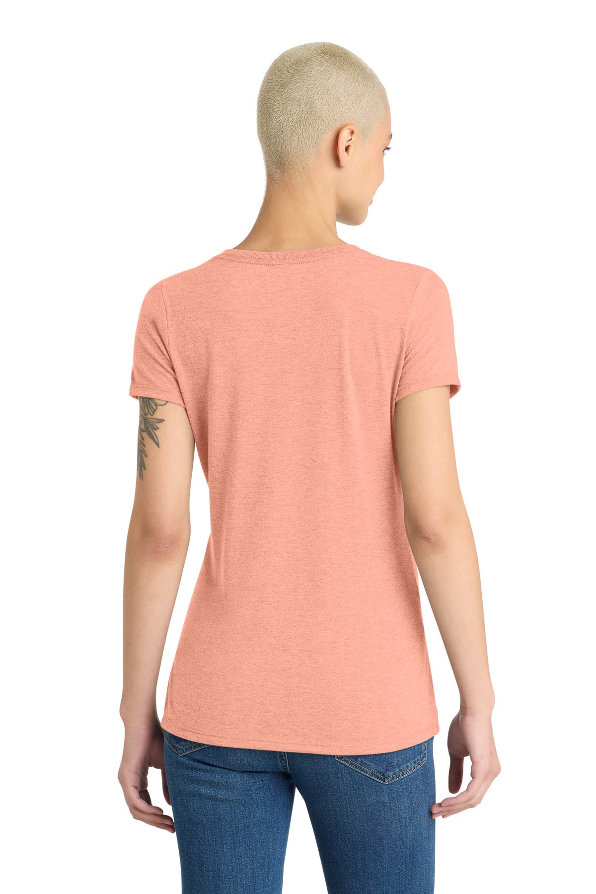 Hthrd Dsty Pch District Women's Perfect Tri V-Neck Tee. DM1350L
