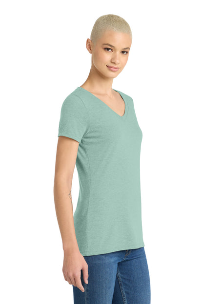 Hthrd Dsty Sag District Women's Perfect Tri V-Neck Tee. DM1350L