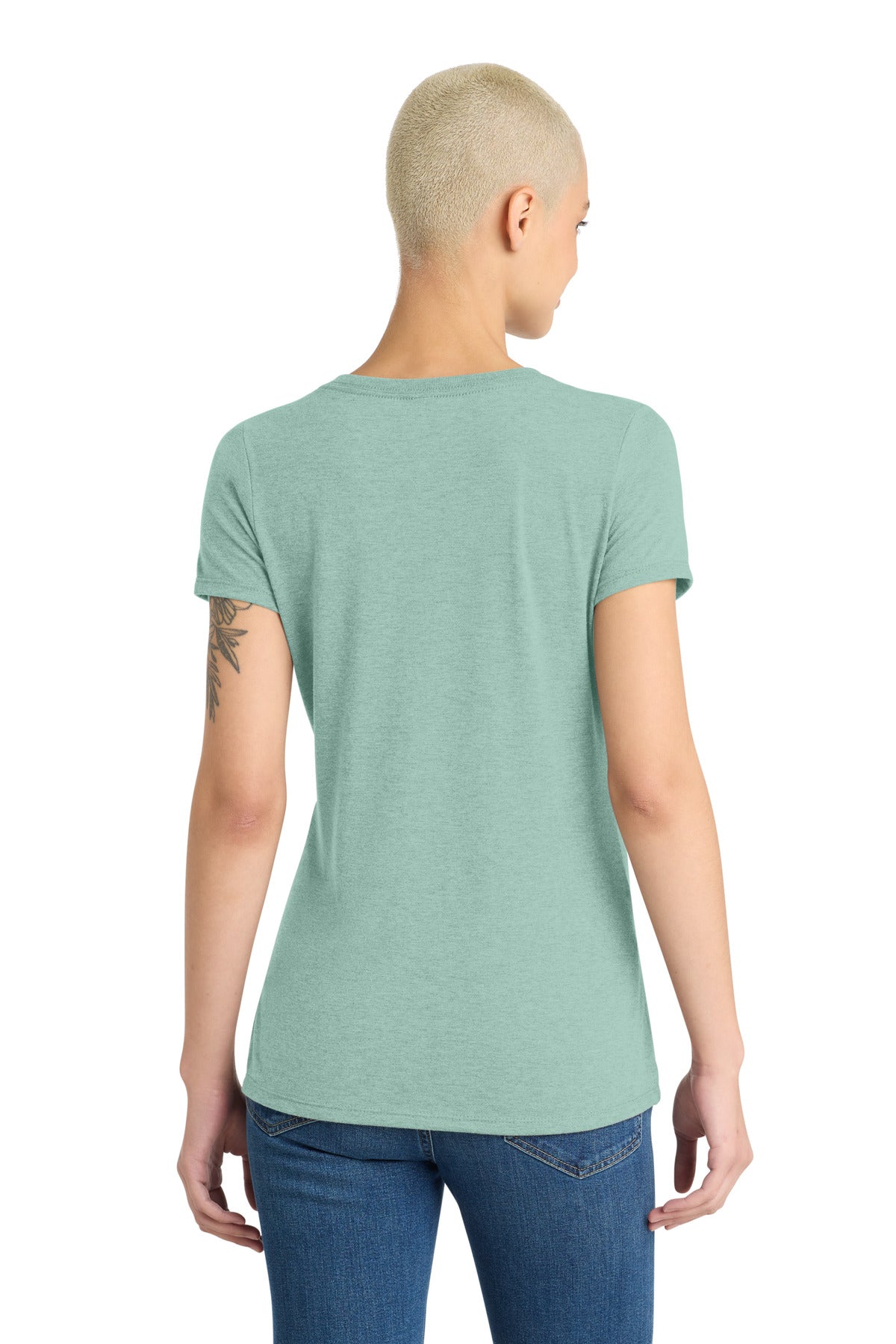Hthrd Dsty Sag District Women's Perfect Tri V-Neck Tee. DM1350L