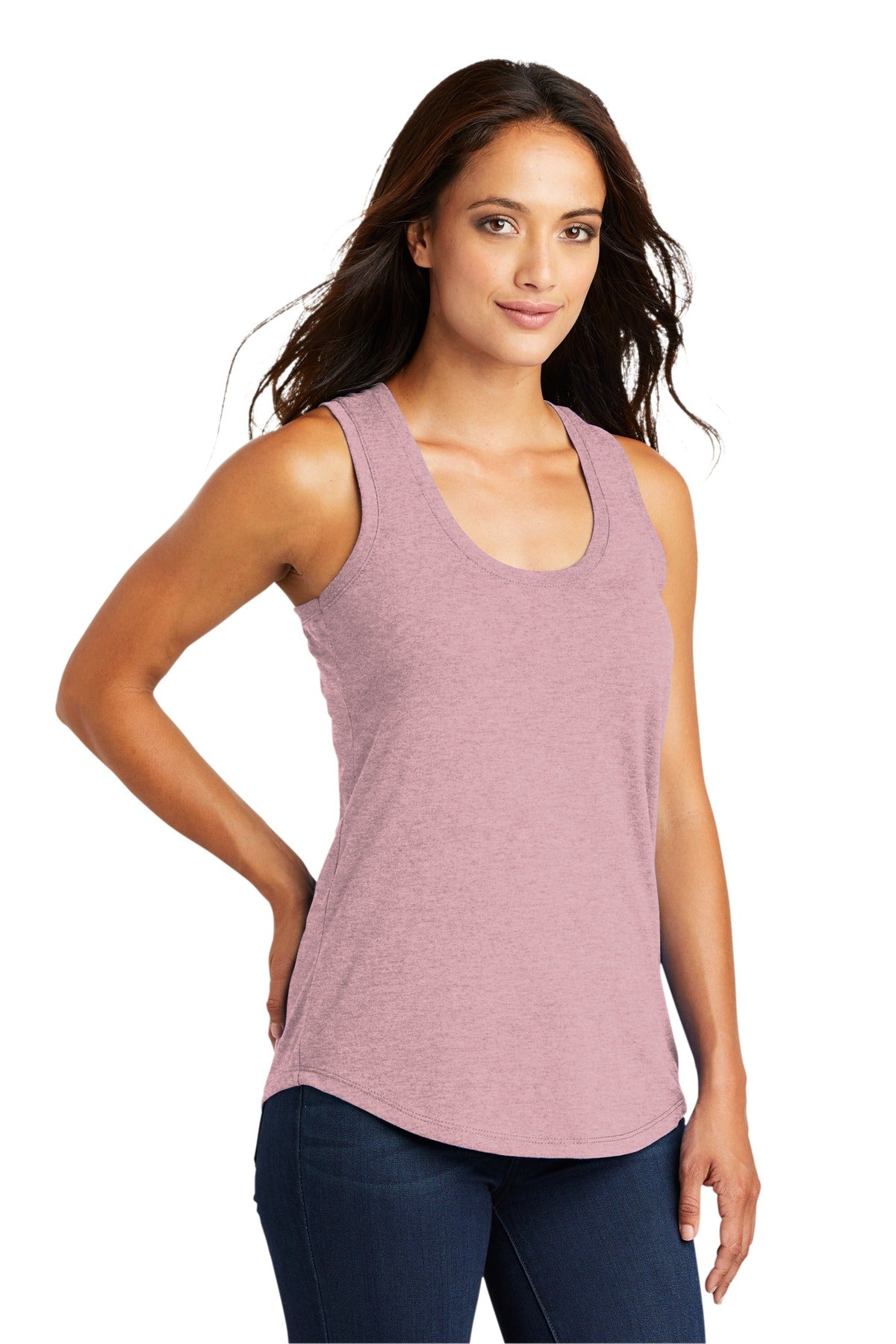 Hthrd Lavender District Women's Perfect Tri Racerback Tank. DM138L