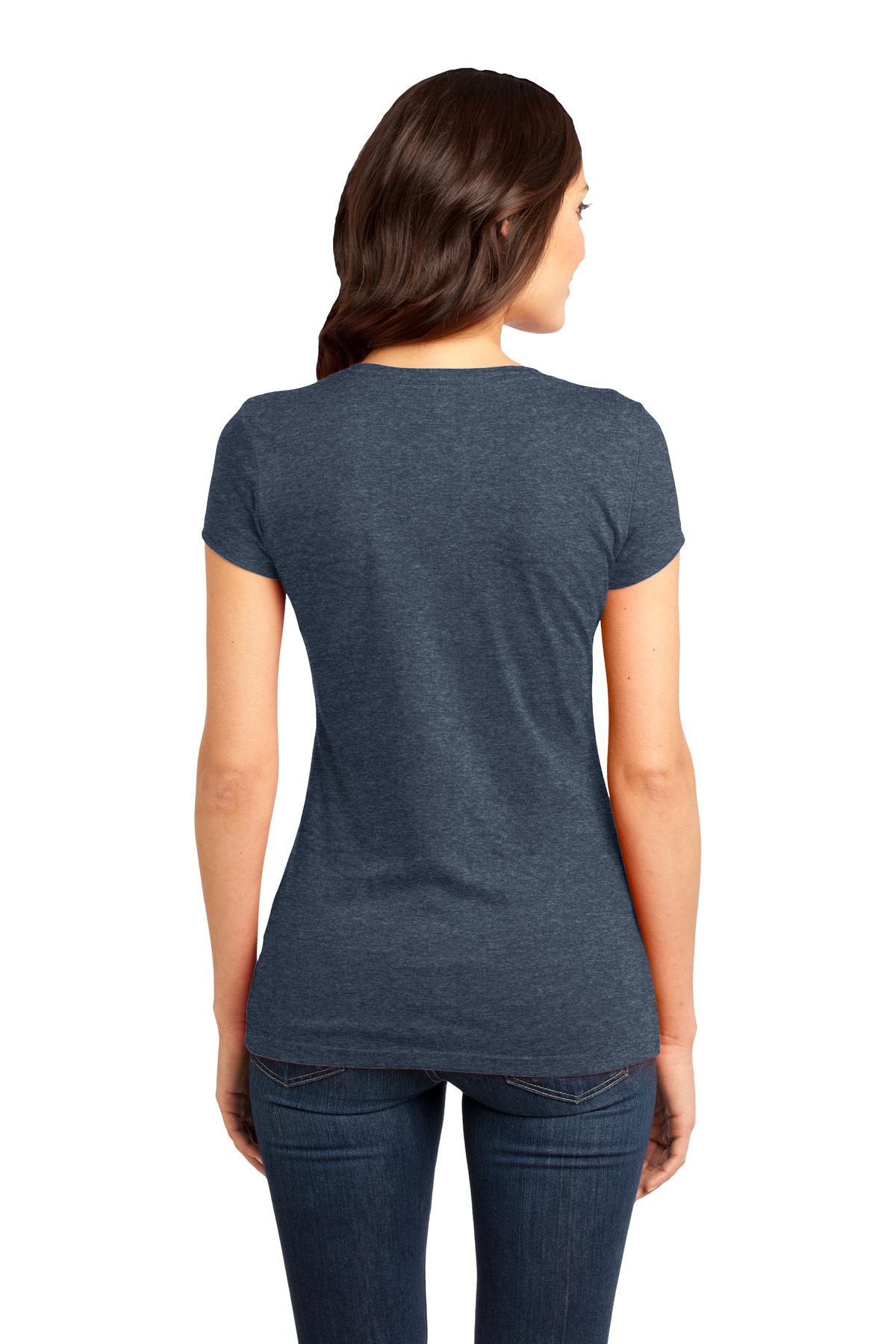 Hthrd Navy District Women's Fitted Very Important Tee . DT6001