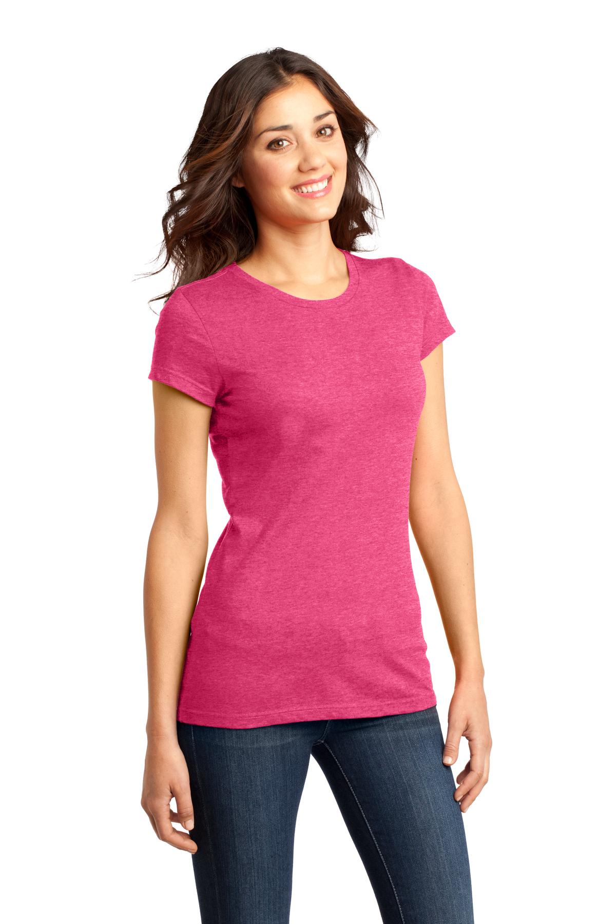 Hthrd Watermln District Women's Fitted Very Important Tee . DT6001