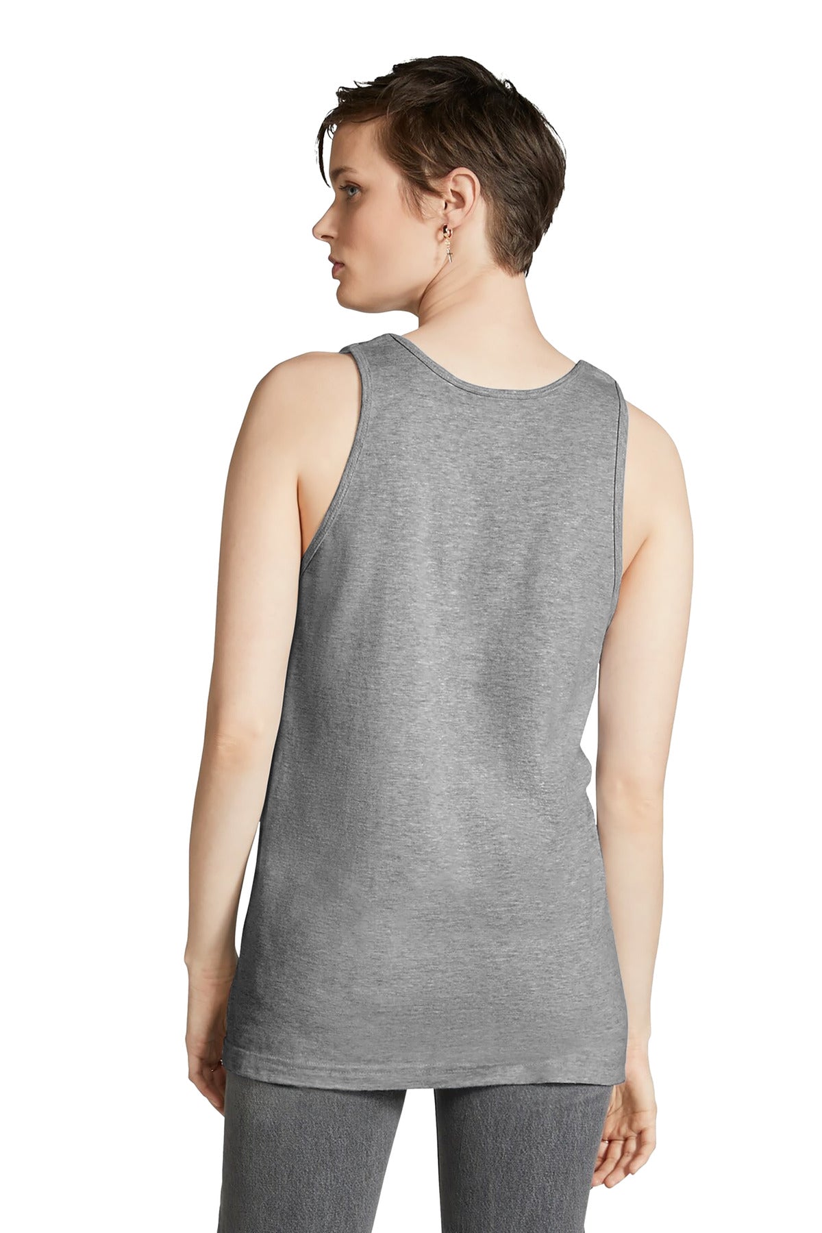 HthrGrey American Apparel Fine Jersey Unisex Tank 2408