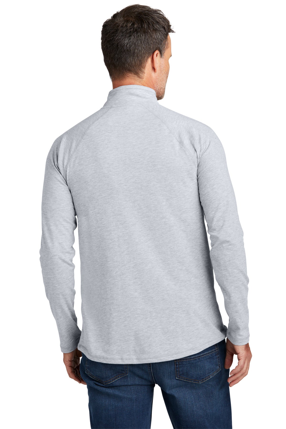 HthrGrey Carhartt Force 1/4-Zip Long Sleeve T-Shirt CT106660