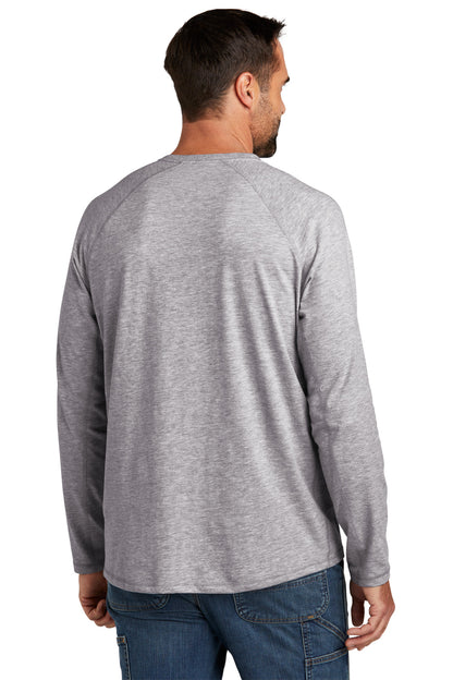 HthrGrey Carhartt Force Long Sleeve Pocket T-Shirt CT106656