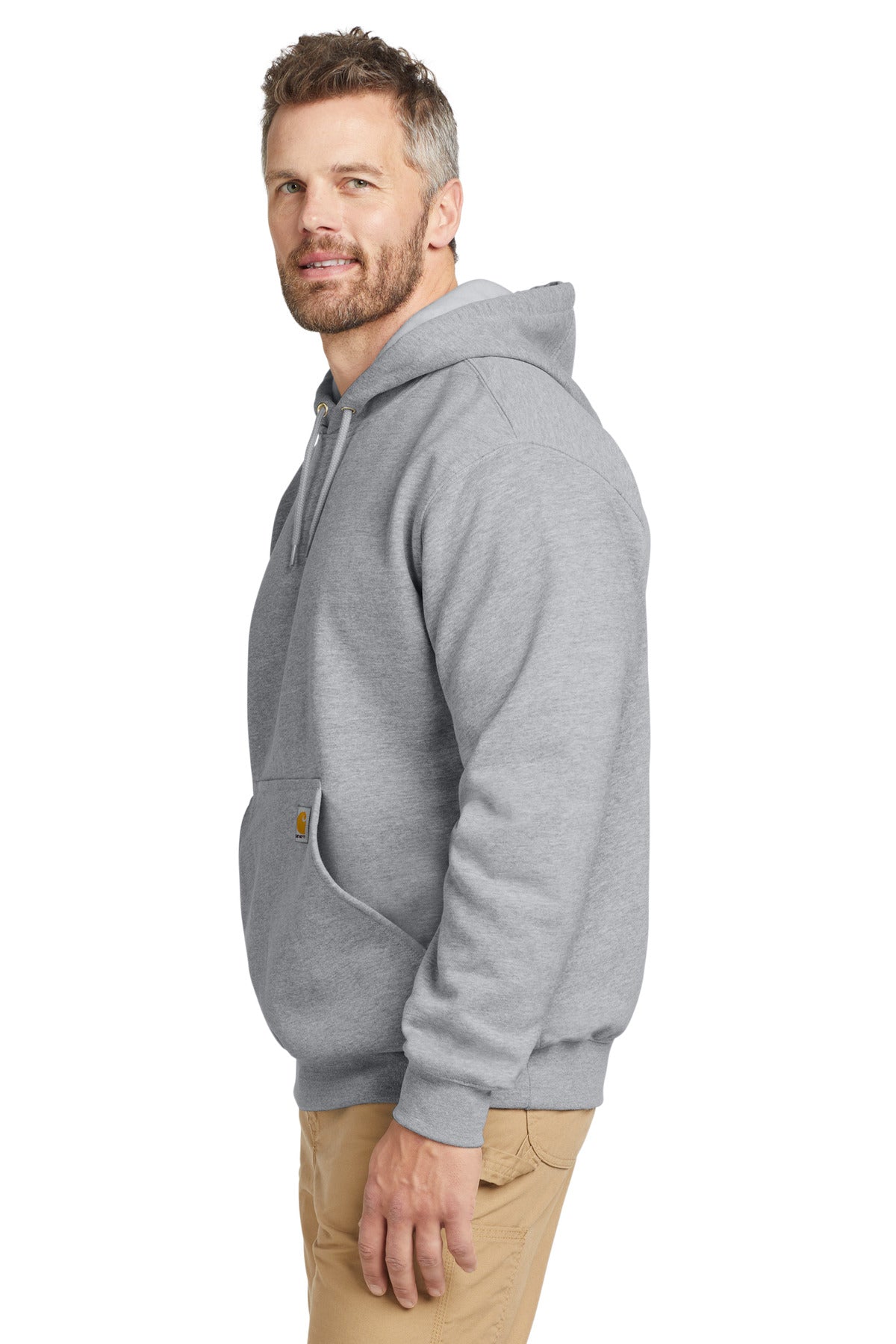 HthrGrey Carhartt Tall Midweight Hooded Sweatshirt CTTK121