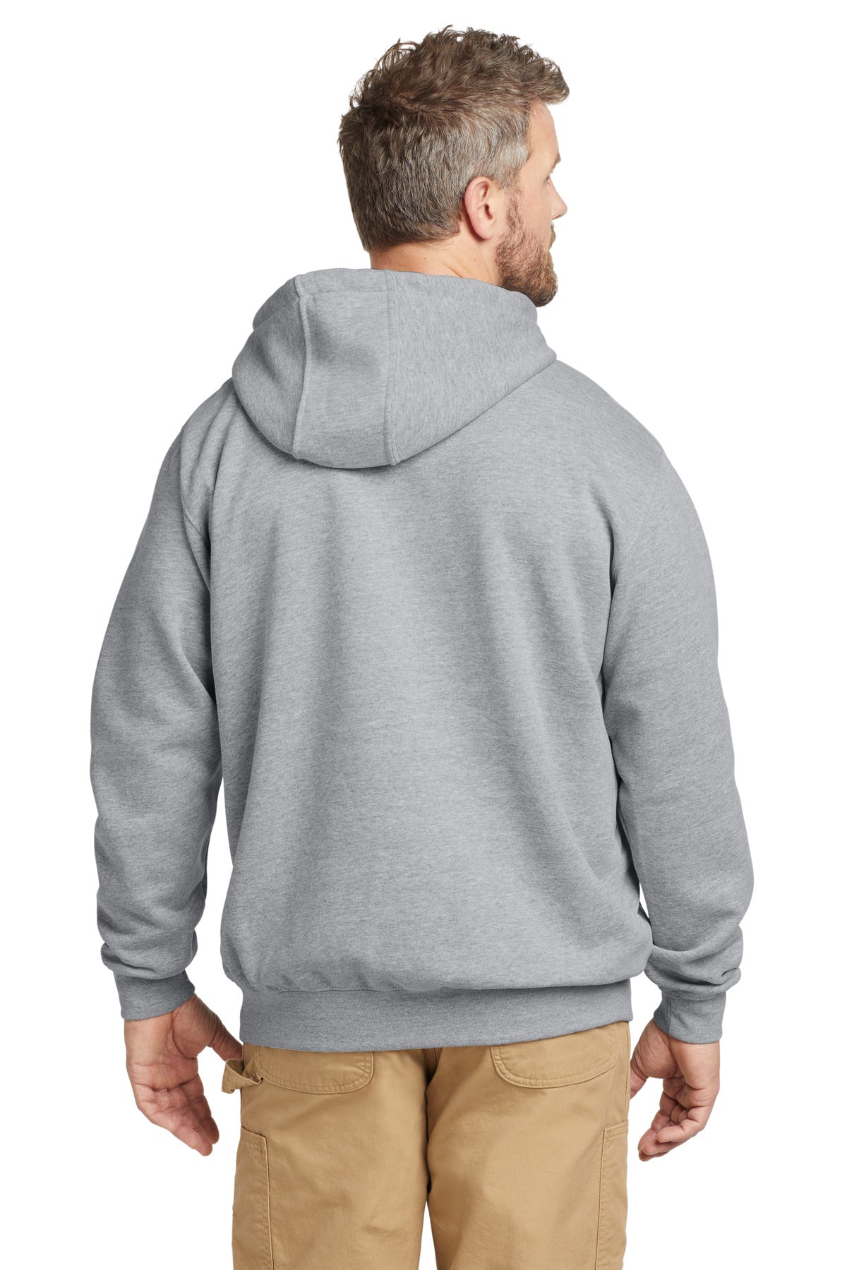HthrGrey Carhartt Tall Midweight Hooded Sweatshirt CTTK121
