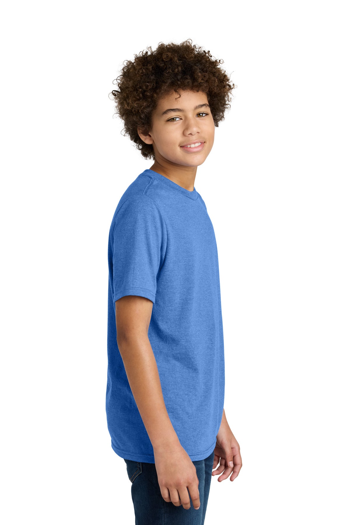HthrRoyal Port & Company Youth CVC Tee PC340Y