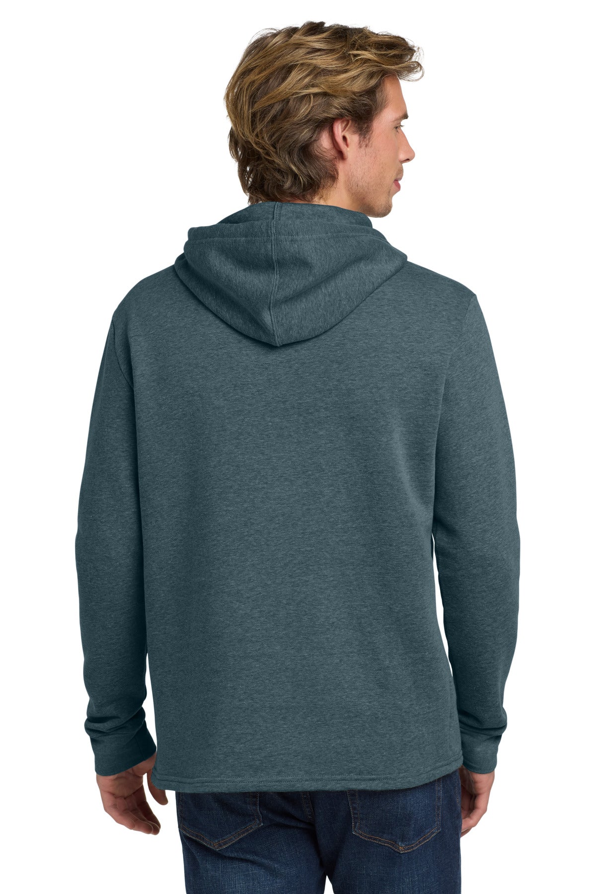 HthrSltBlu Next Level Apparel Adult Malibu Pullover Hoodie. NL9300