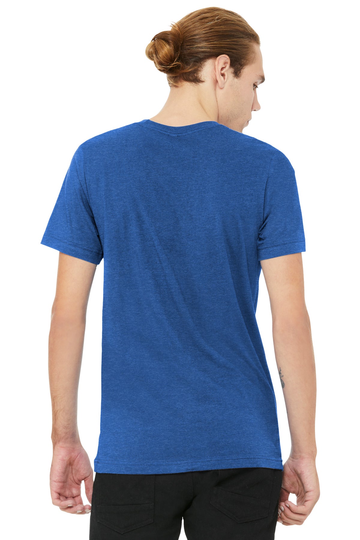 HthrTRRoy BELLA+CANVAS Unisex Heather CVC V-Neck Tee BC3005CVC