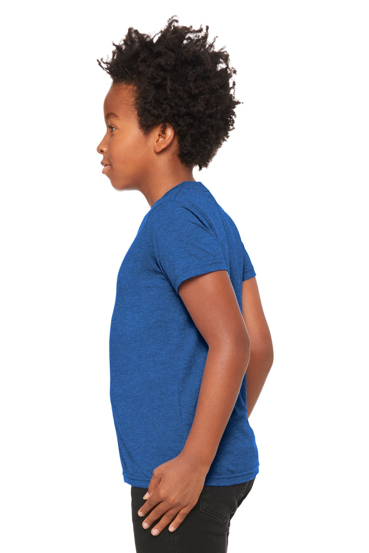 HthrTRRoy BELLA+CANVAS Youth Heather CVC Tee BC3001YCVC