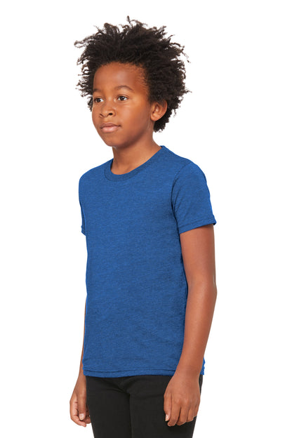 HthrTRRoy BELLA+CANVAS Youth Heather CVC Tee BC3001YCVC
