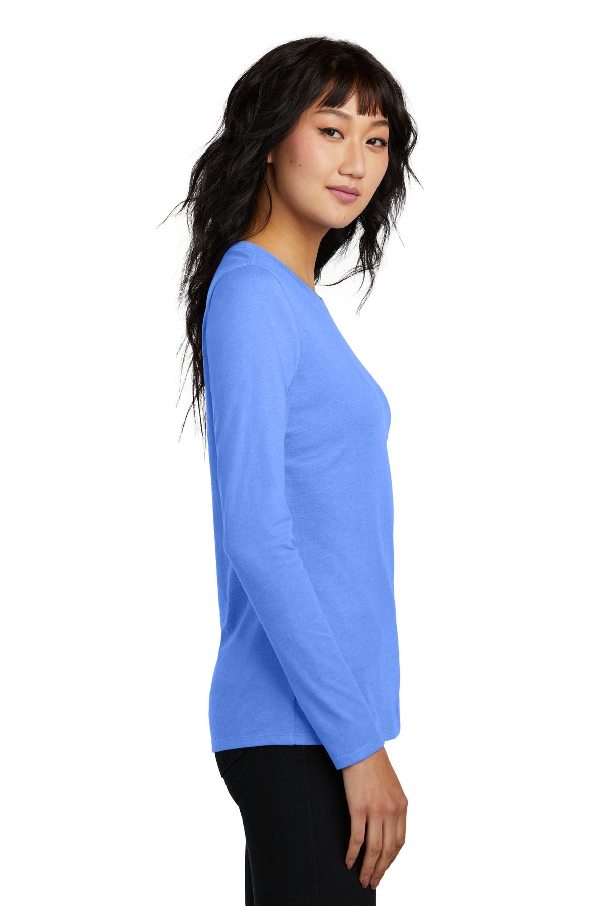 HtrdRoyal District Women's Perfect Blend CVC Long Sleeve Tee DT110