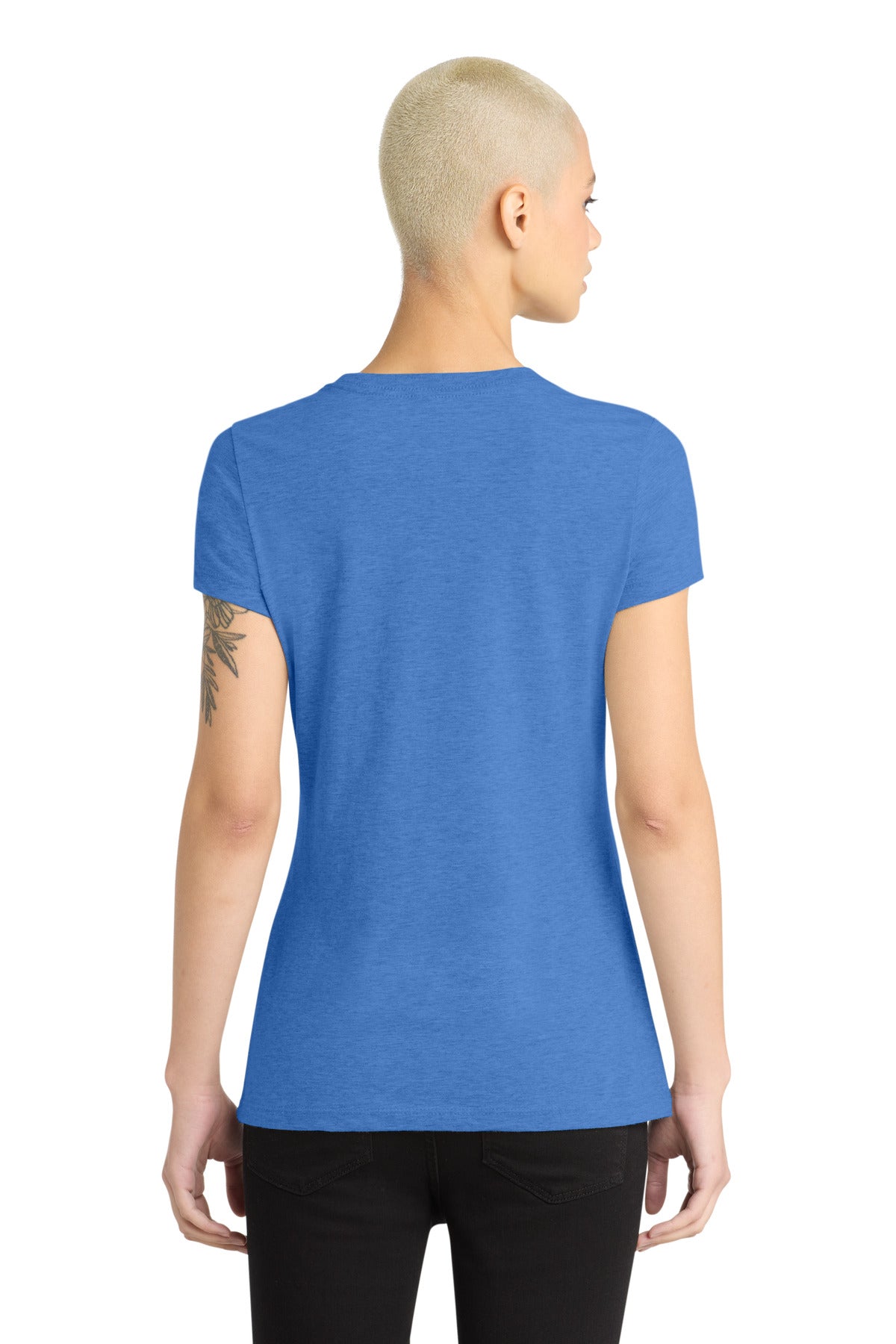 HtrdRoyal District Women's Perfect Blend CVC Tee. DM108L