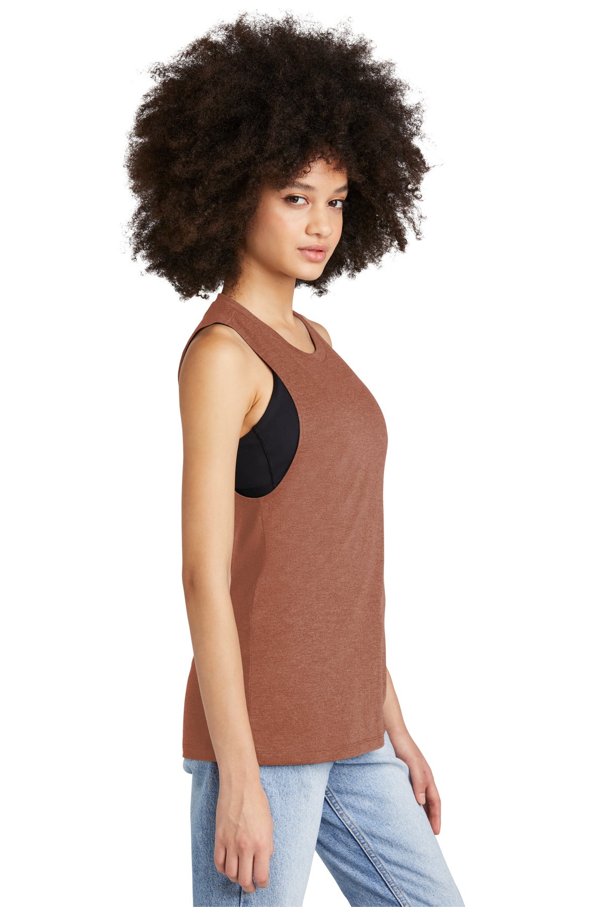 HtrdRusset District Women's Perfect Tri Muscle Tank DT153