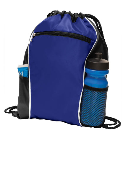 Hyper Blue Port Authority Fast Break Cinch Pack. BG613
