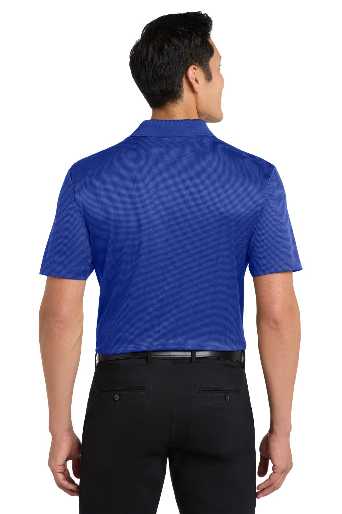 Hyper Blue Port Authority Performance Fine Jacquard Polo. K528