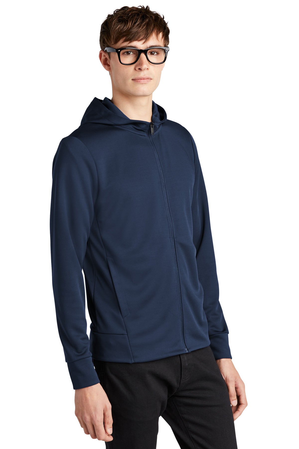 InsBlue Mercer+Mettle Double-Knit Full-Zip Hoodie MM3002