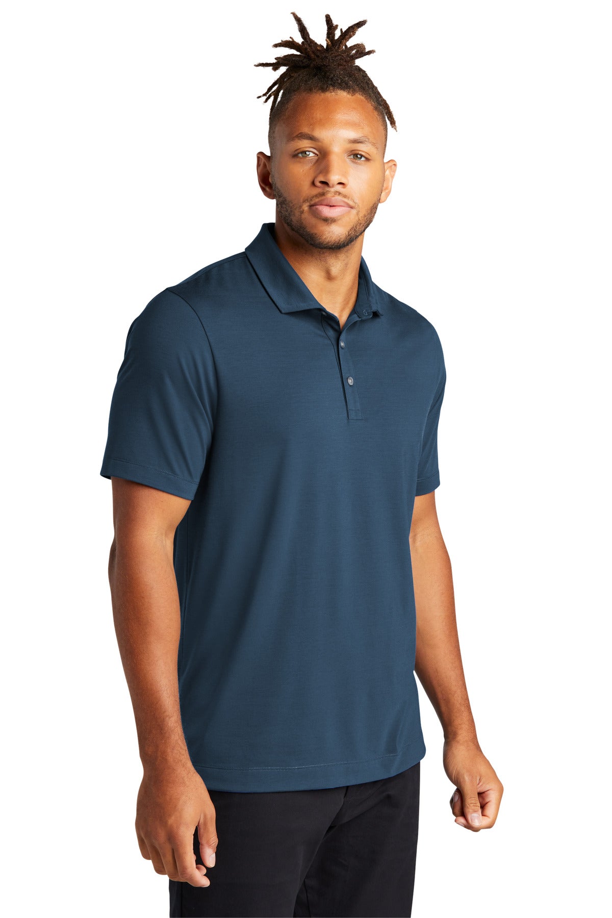 InsBlue Mercer+Mettle Stretch Jersey Polo MM1014