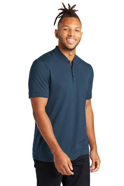 InsBlue Mercer+Mettle Stretch Pique Henley MM1008