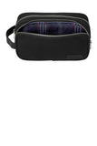 Inside View of Black Brooks Brothers Wells Dopp Kit BB18870