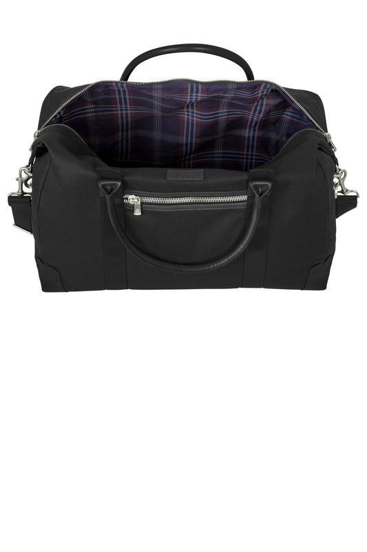 Inside View of Black Brooks Brothers Wells Duffel BB18880