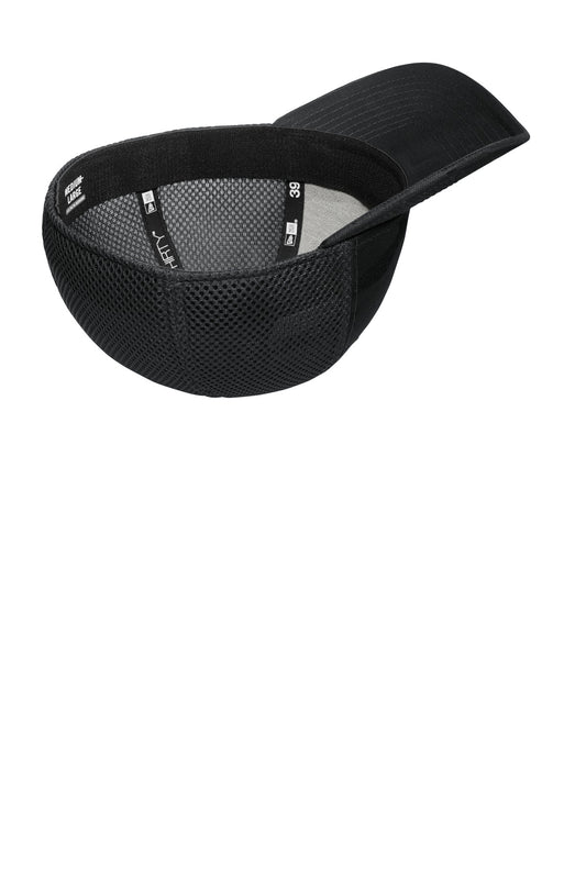 Inside View of Black Camo New Era Tonal Camo Stretch Tech Mesh Cap NE1091