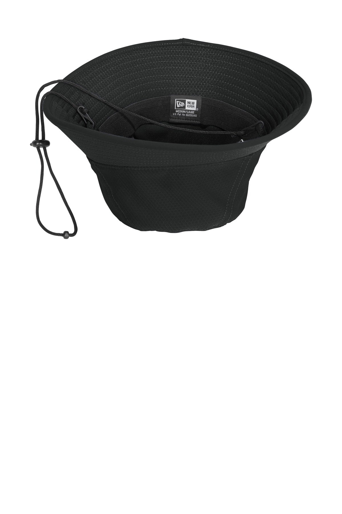 Inside View of Black New Era Hex Era Bucket Hat NE800