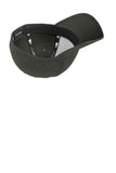 Inside View of Black Shad Hth New Era Shadow Stretch Heather Cap. NE703
