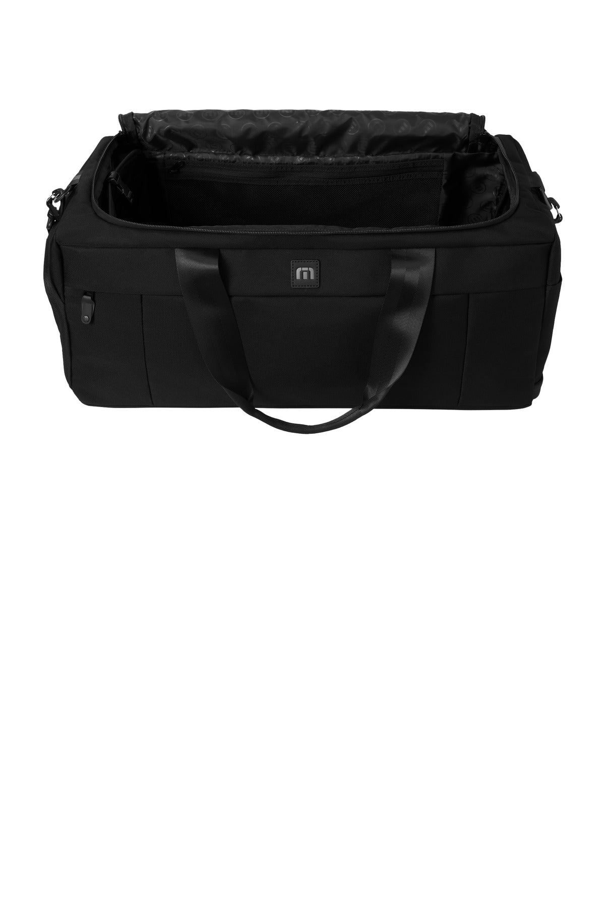 Inside View of Black TravisMathew Duration Duffel TMB205
