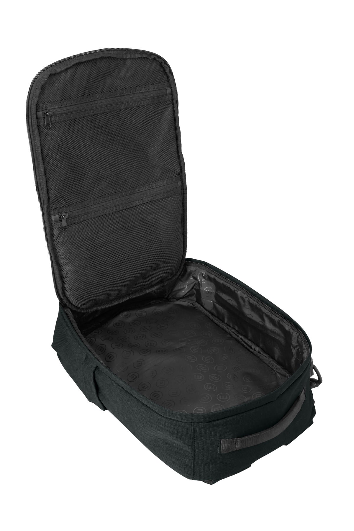 Inside View of Black TravisMathew Lateral Convertible Backpack TMB106