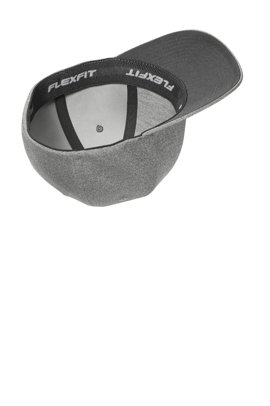 Inside View of DarkGrey Port Authority Flexfit Melange Unipanel Cap C946