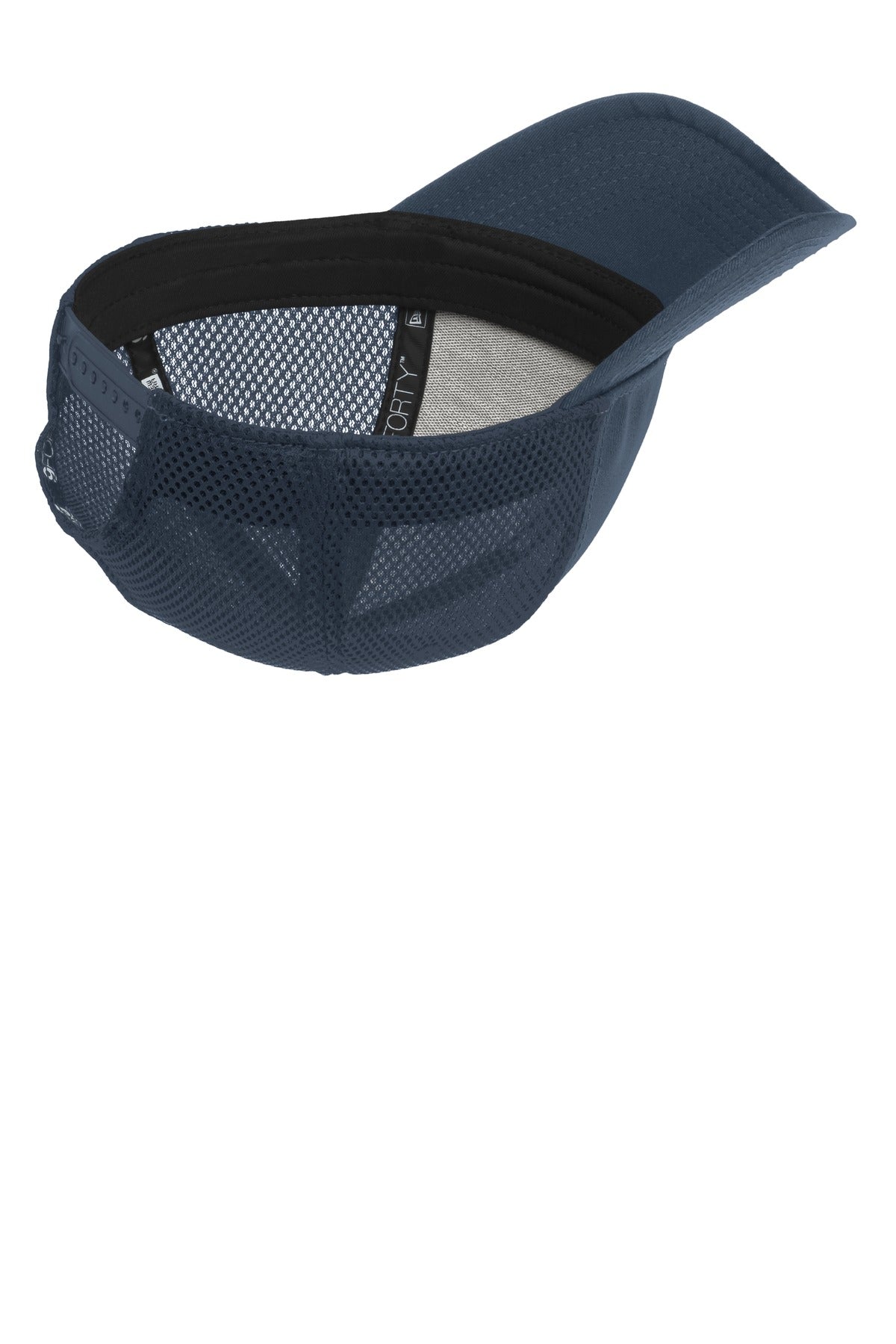 Inside View of Dp Navy/Dp Nvy New Era Snapback Contrast Front Mesh Cap. NE204