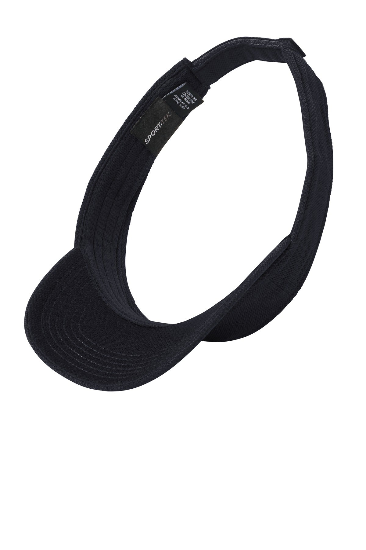 Inside View of Graphite Sport-Tek Action Visor. STC51