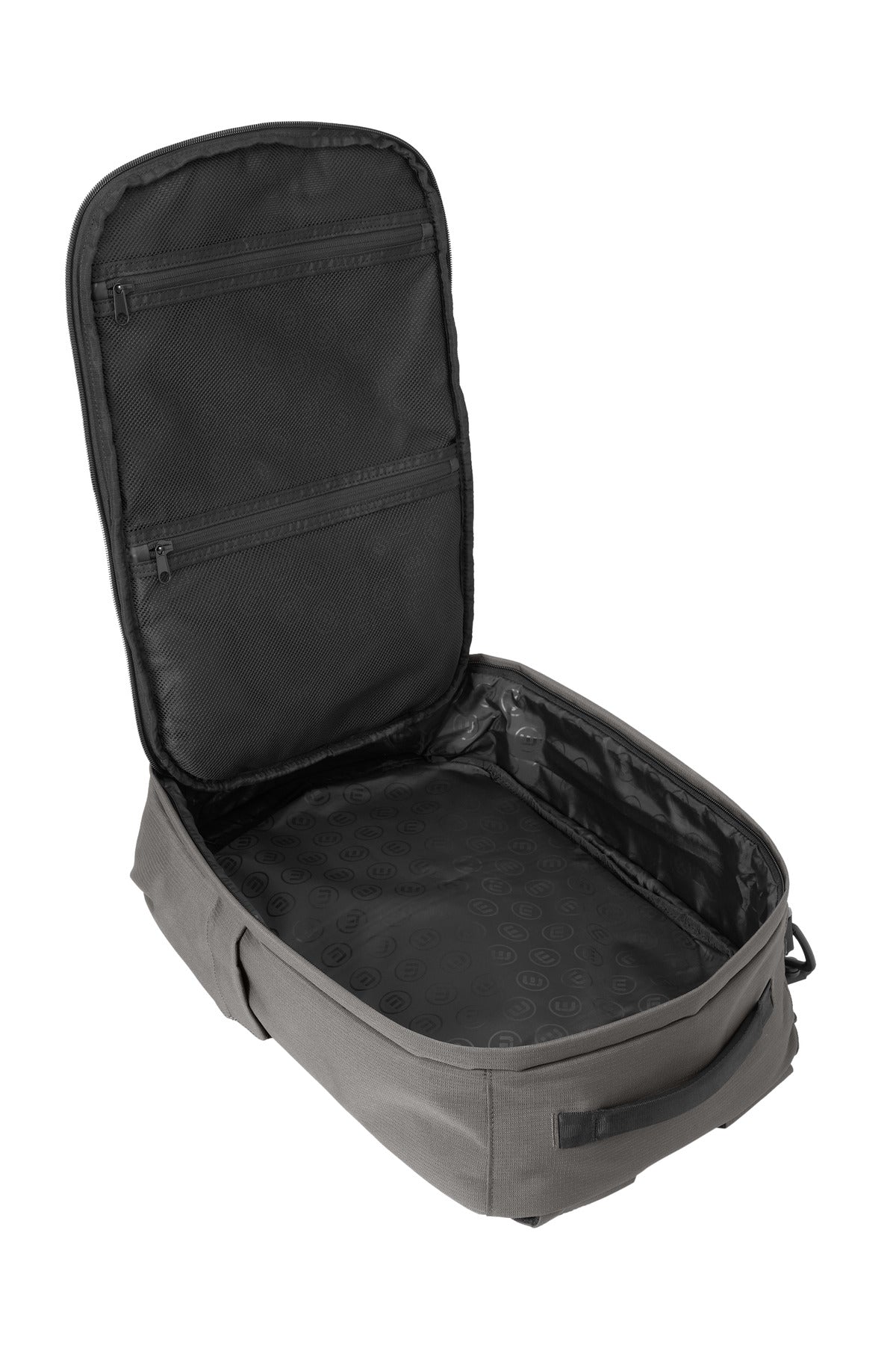 Inside View of Graphite TravisMathew Lateral Convertible Backpack TMB106