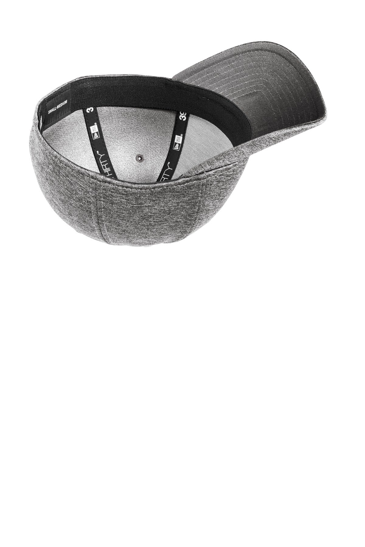 Inside View of Grey Shad Hthr New Era Shadow Stretch Heather Cap. NE703