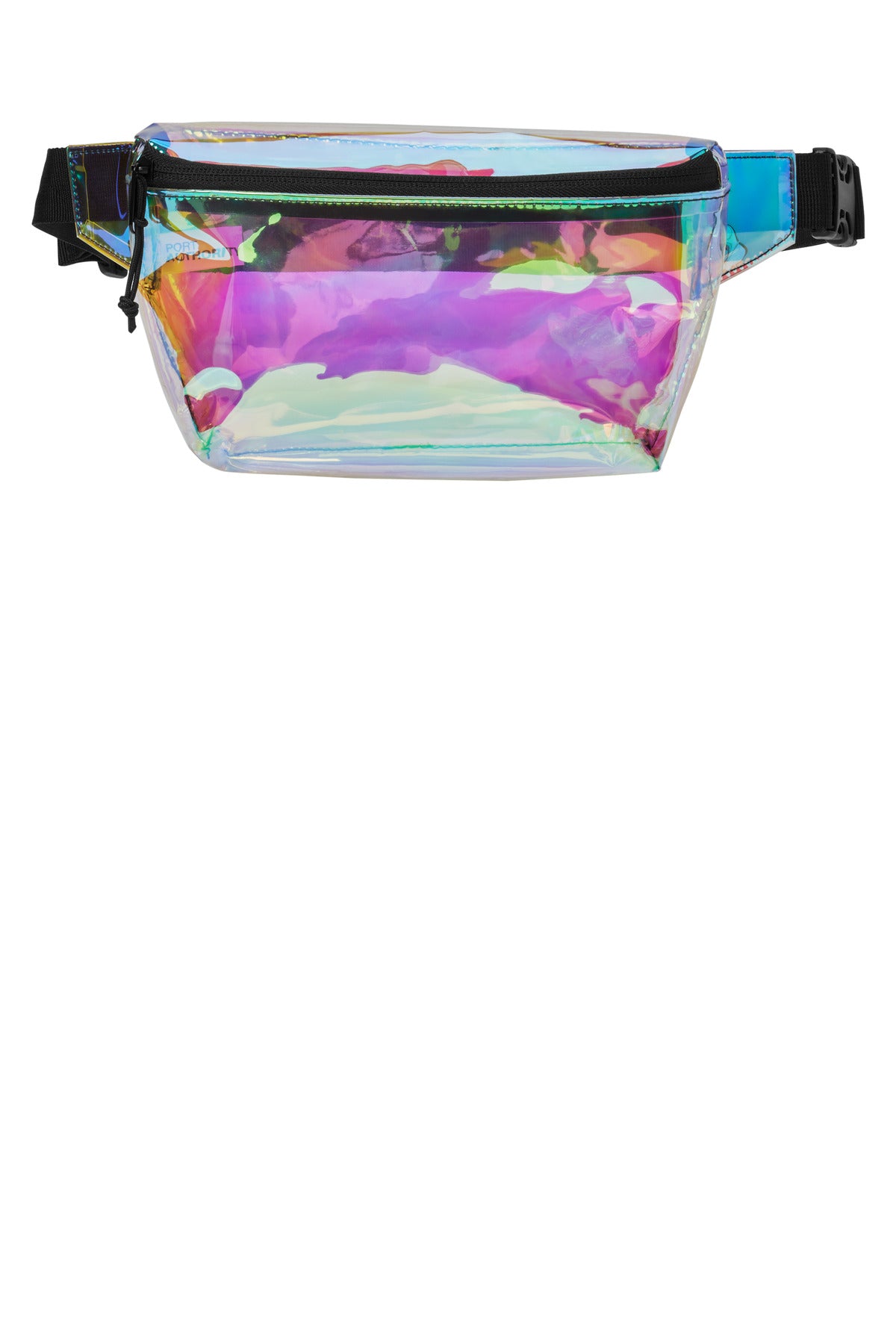 Inside View of Irdscnt/Bk Port Authority Clear Hip Pack BG930