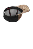Inside View of Krypt Highl/Bk Port Authority Performance Camouflage Mesh Back Snapback Cap C892