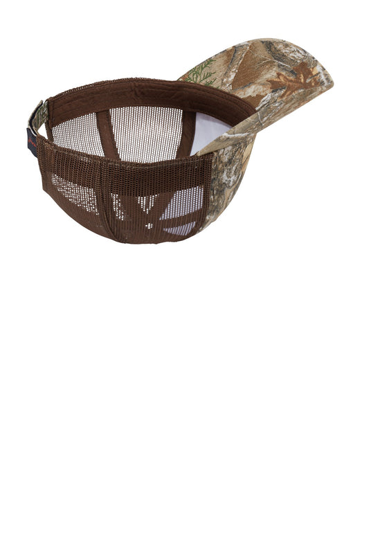 Inside View of RT Edge Port Authority Structured Camouflage Mesh Back Cap. C930