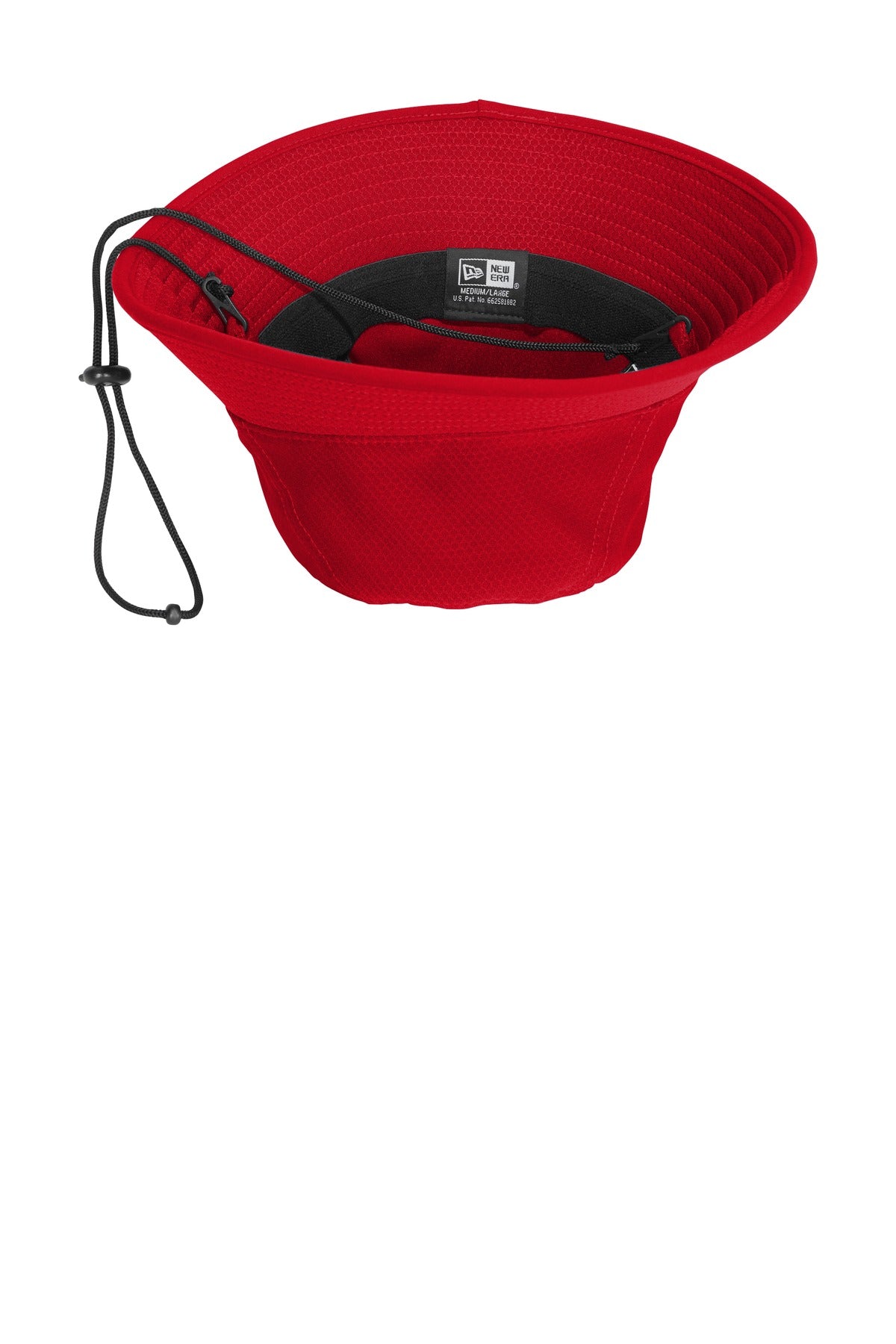 Inside View of Scarlet New Era Hex Era Bucket Hat NE800
