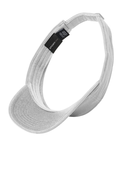 Inside View of White Sport-Tek Action Visor. STC51
