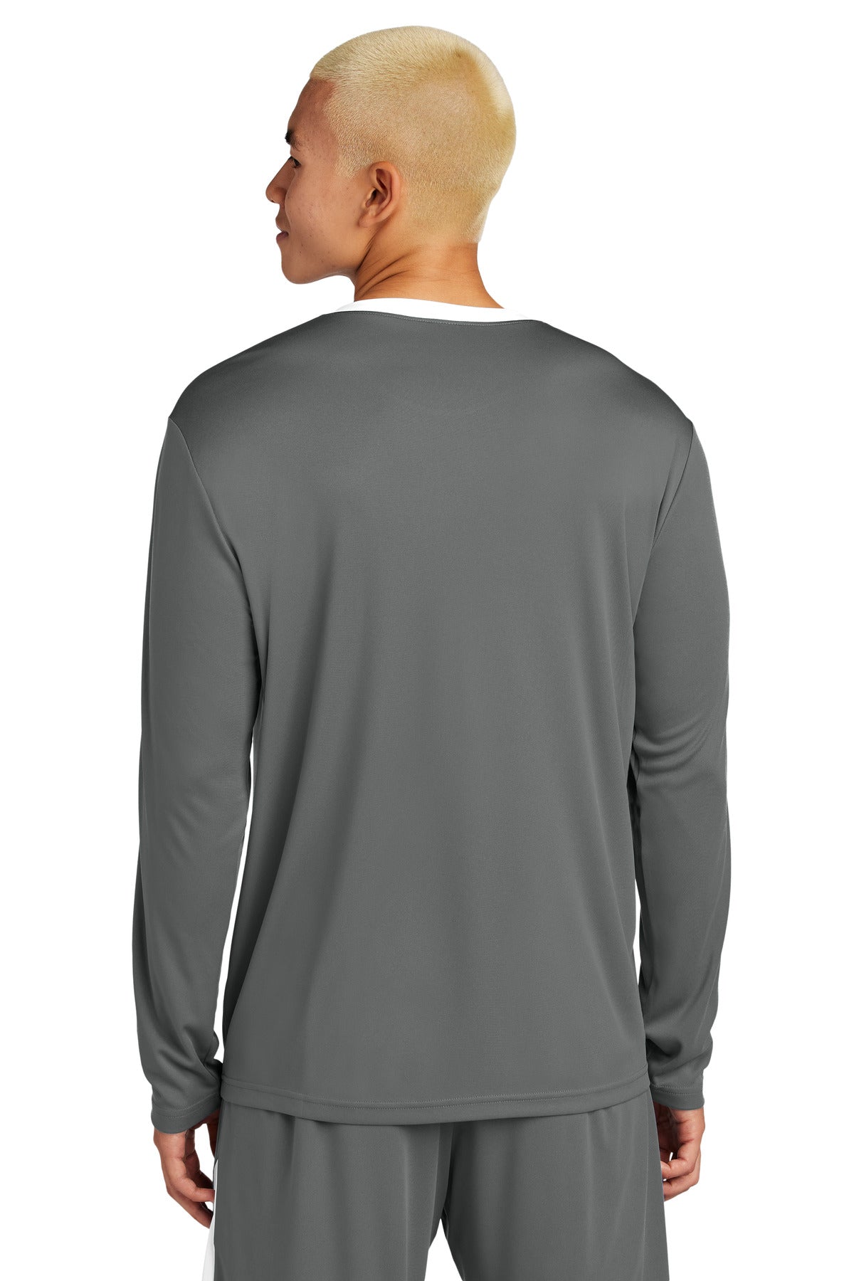 IrGy/White Sport-Tek Competitor United Long Sleeve Crew ST100LS