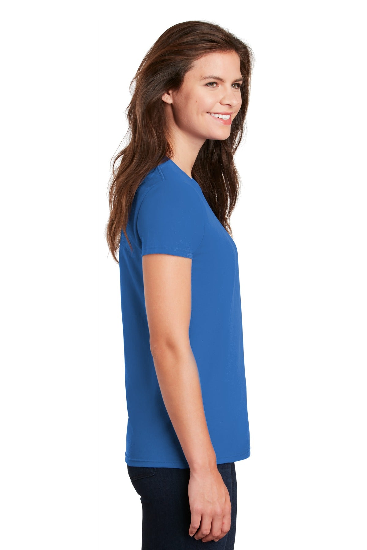 Iris Gildan Women's Ultra Cotton 100% US Cotton T-Shirt. 2000L