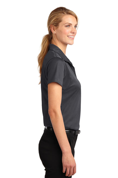 Iron Grey Sport-Tek Women's Micropique Sport-Wick Polo. LST650